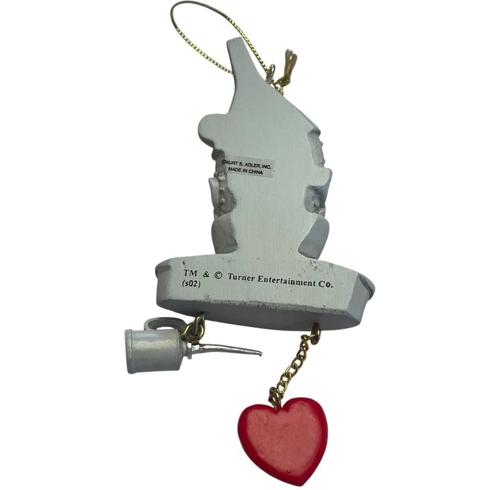Kurt Adler Turner Wizard of Oz The Tin Man Compass Heart Oil Ornament Detailed